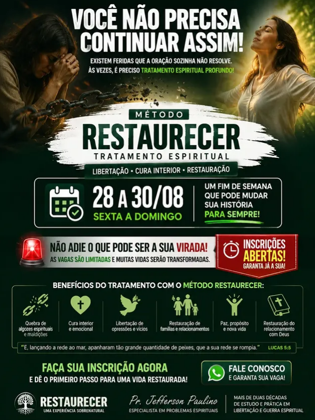Informações do Seminário Restaurecer